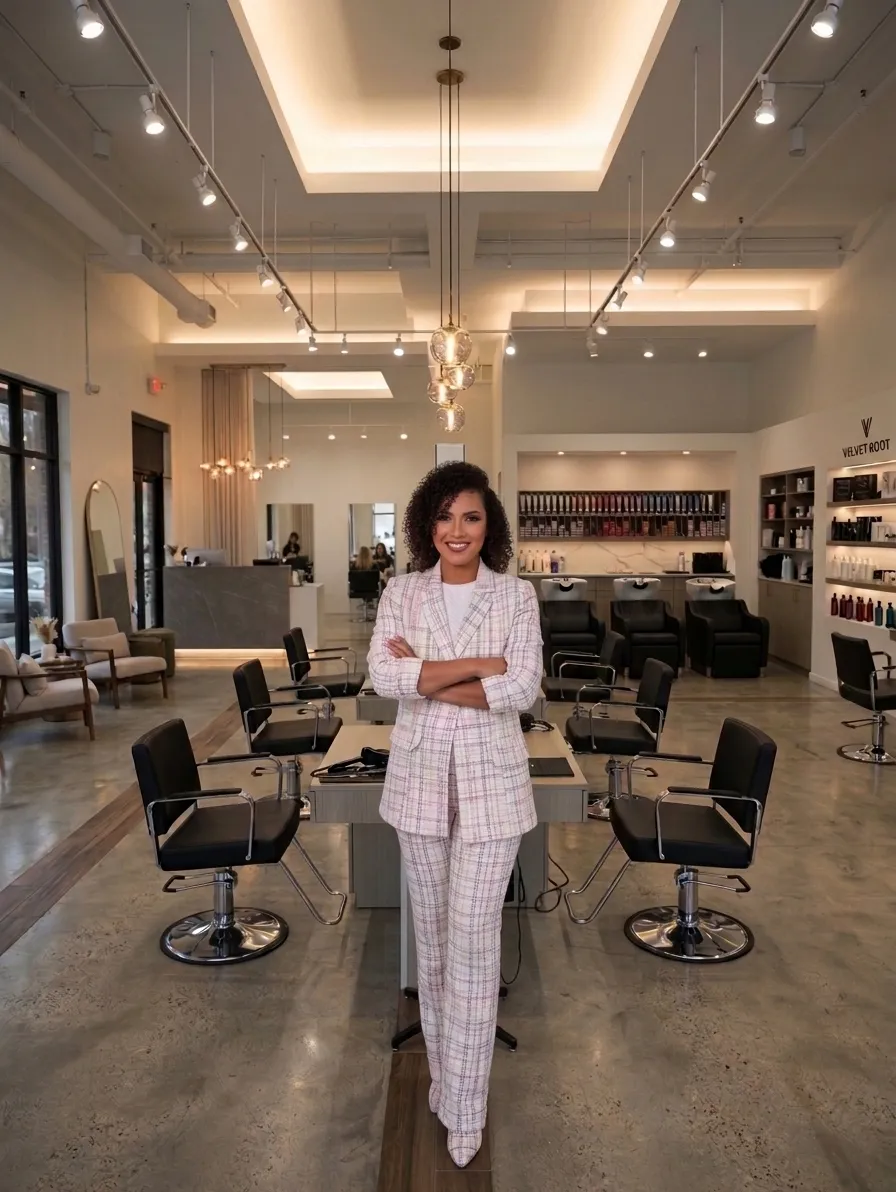 Salon Belin rep iznutra